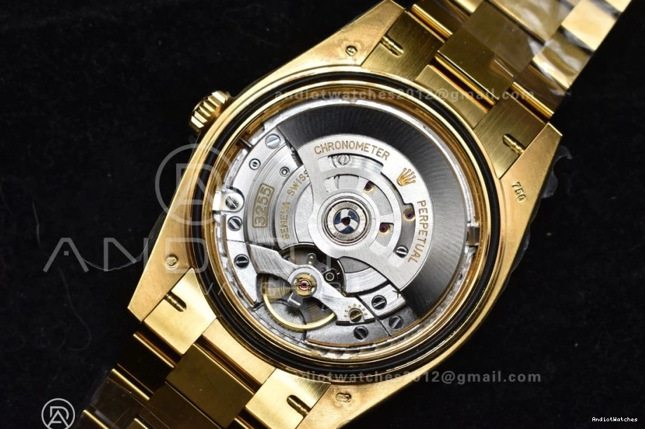 ARF Bracelet VR3255 President Black Weight) Crystal (Gain Best Date Day YG 1:1 Soft 228238 40 On Dial 656 Edition 0124